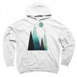 mountain design hoodie